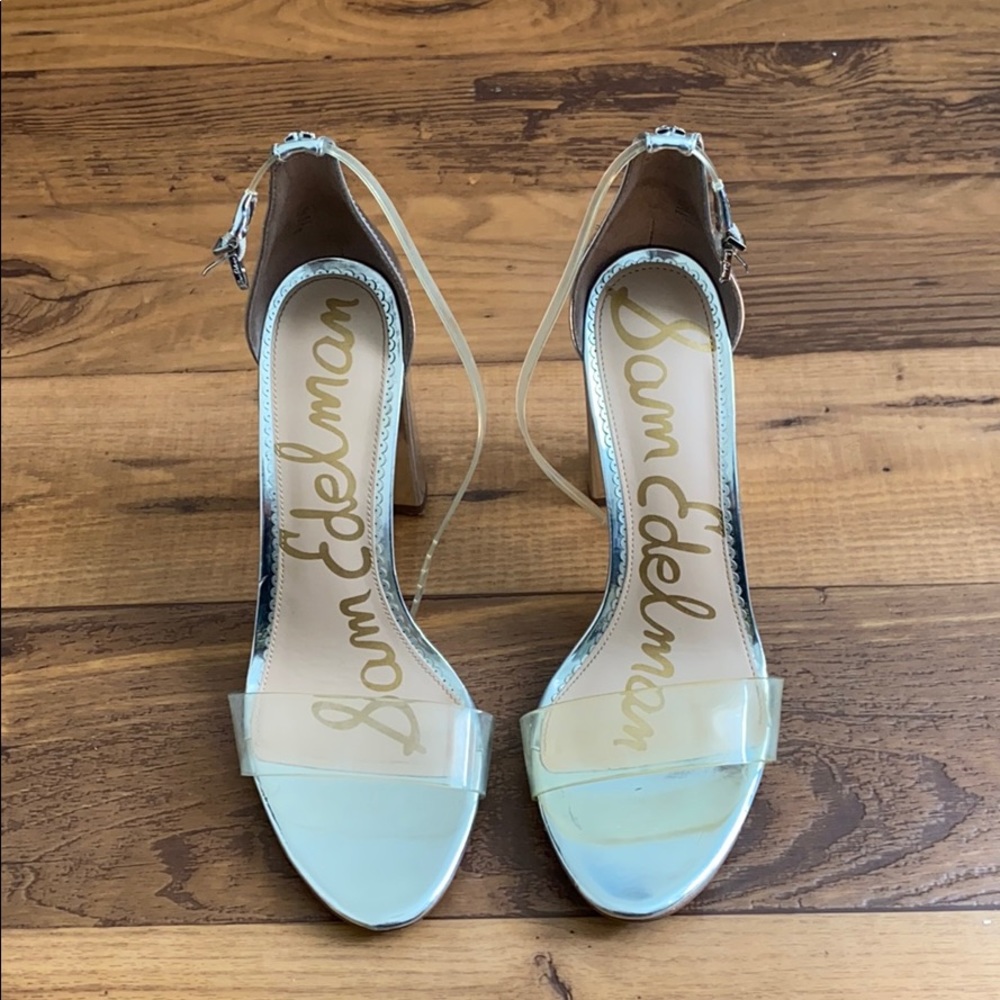 Sam Edelman Yaro Transparent Sandals Size 10